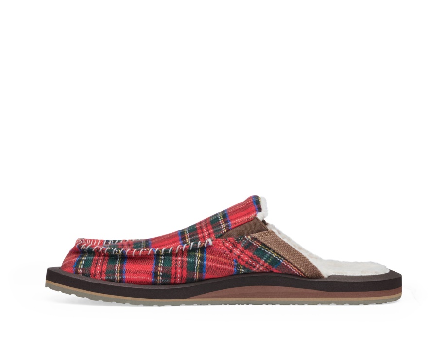 Sanuk M You Got My Back St Plaid Chill Crimson