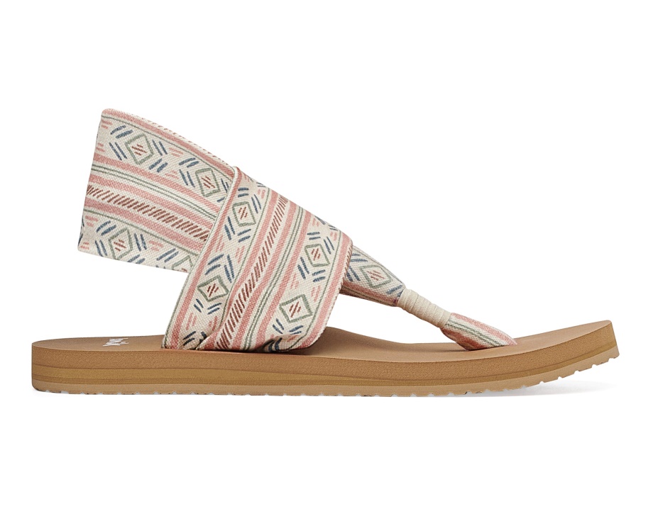 Sanuk W Sling St ブランケット ローズ マルチ