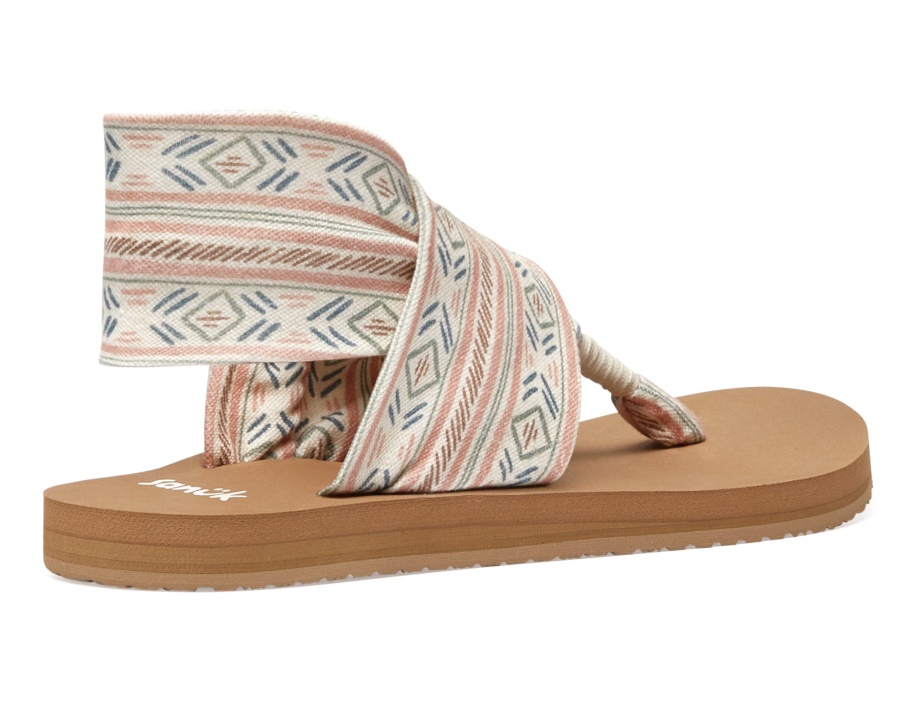 Sanuk W Sling St ブランケット ローズ マルチ