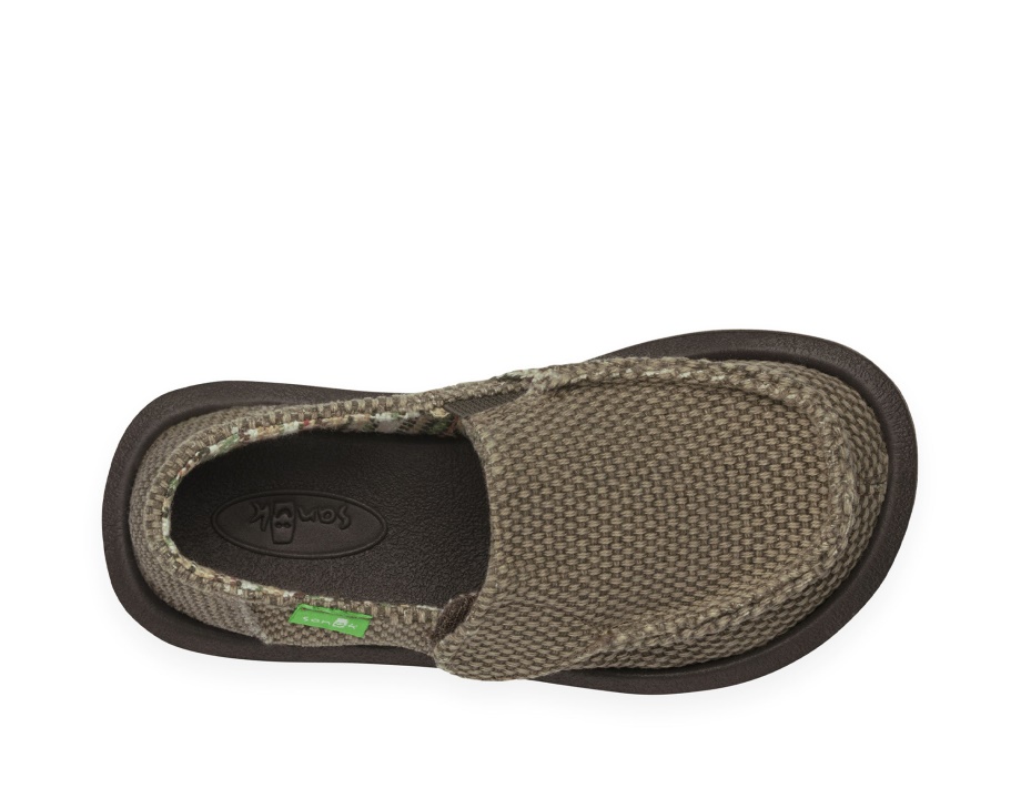 Sanuk Y Vagabond ボーイズ ブラウン