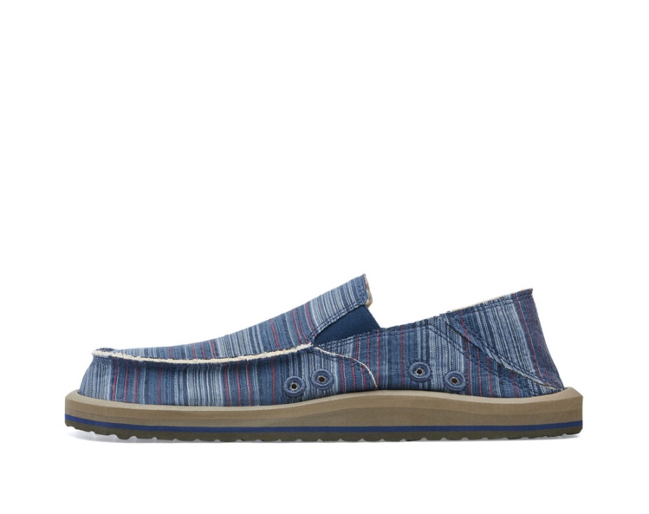 Sanuk Vagabond St ファンク インディゴストライプ