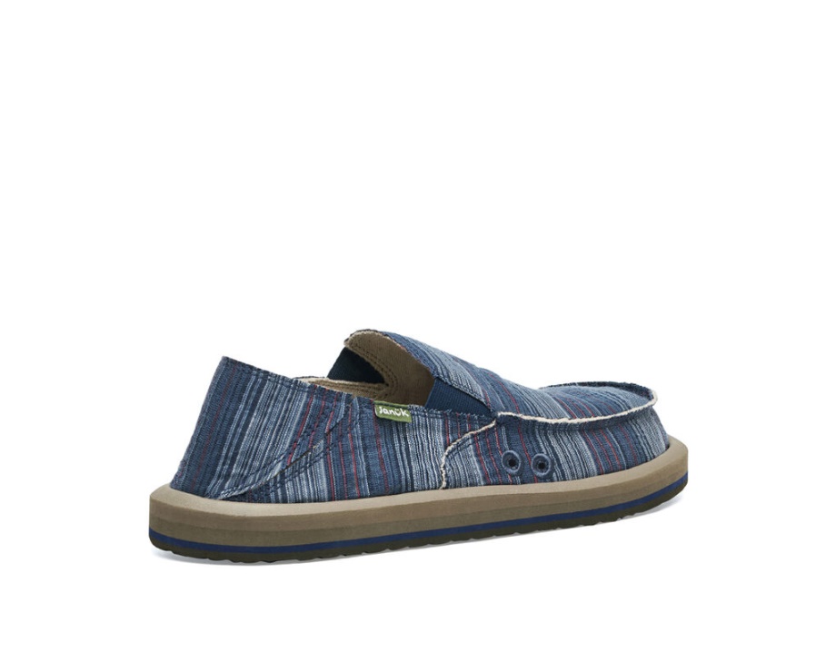 Sanuk Vagabond St ファンク インディゴストライプ