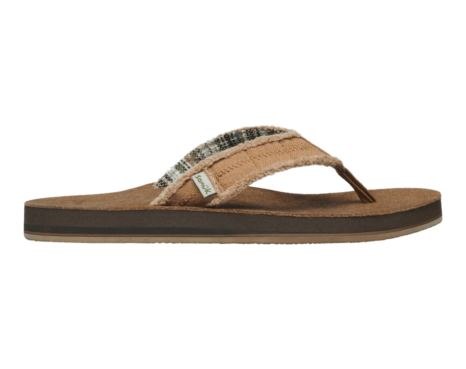 Sanuk Fraid ない St カーキ