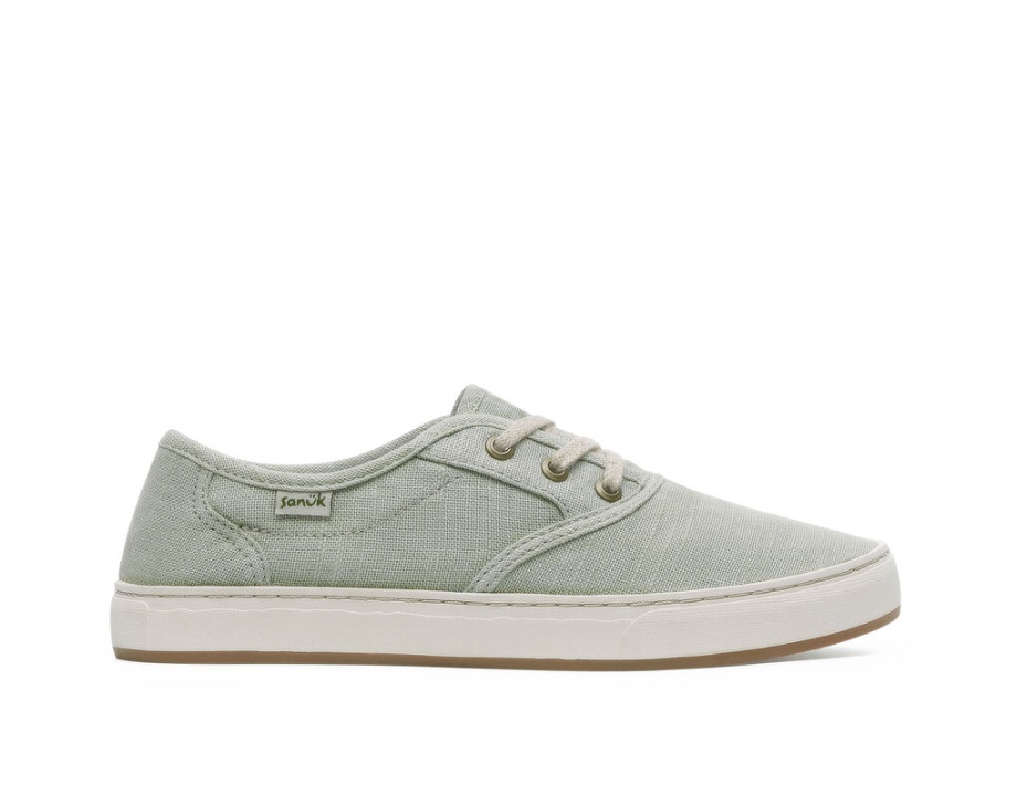 Sanuk Avery レース ヘンプ ウォッシュド ホワイト