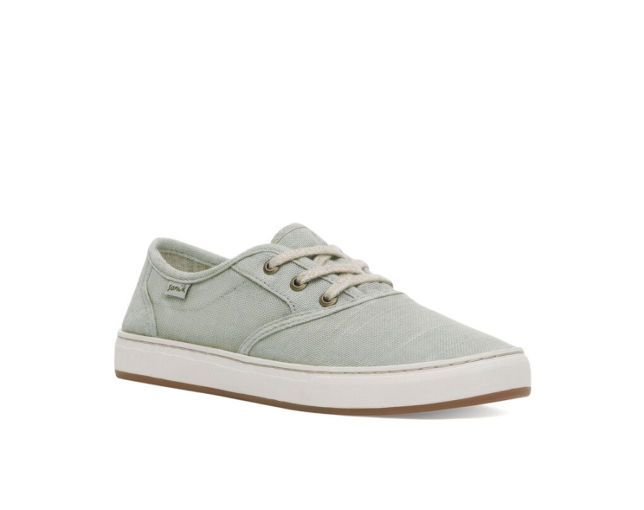 Sanuk Avery レース ヘンプ ウォッシュド ホワイト