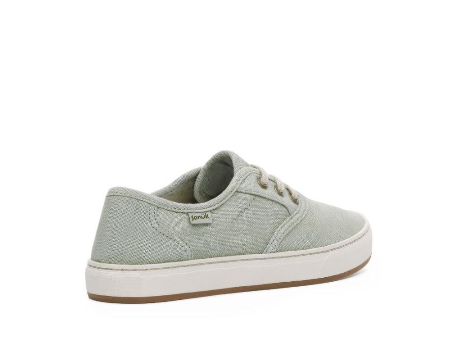 Sanuk Avery レース ヘンプ ウォッシュド ホワイト