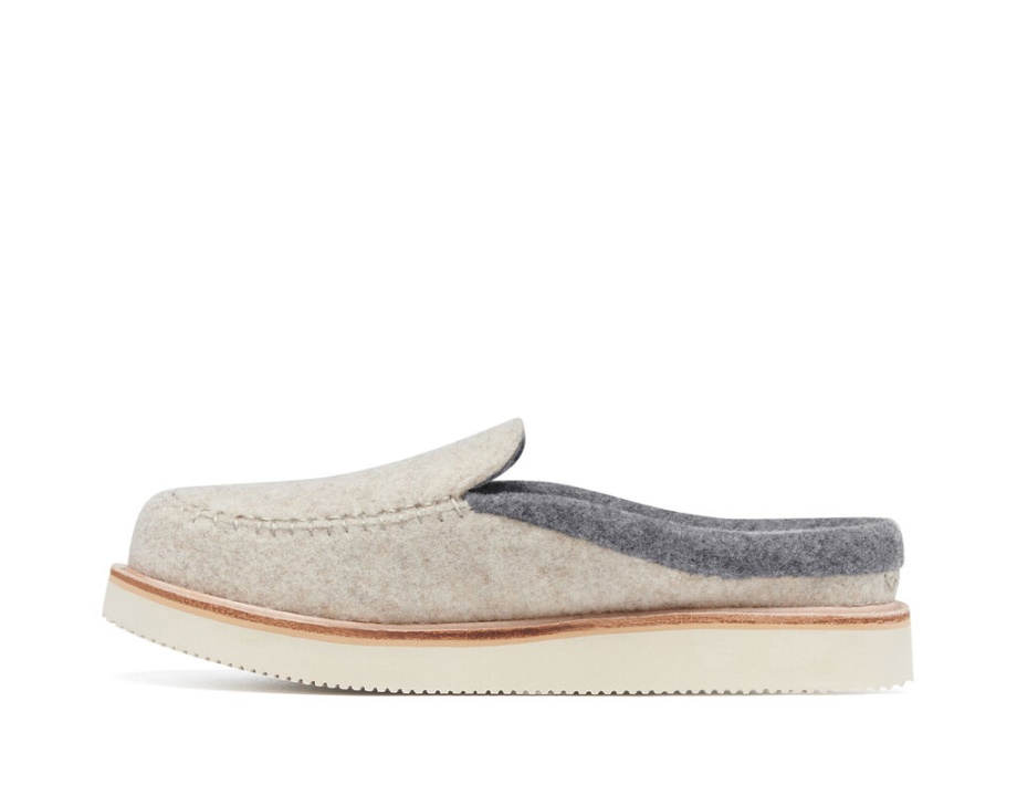 サヌーク コージー バイブ スリッパ Sm ウール オートミール