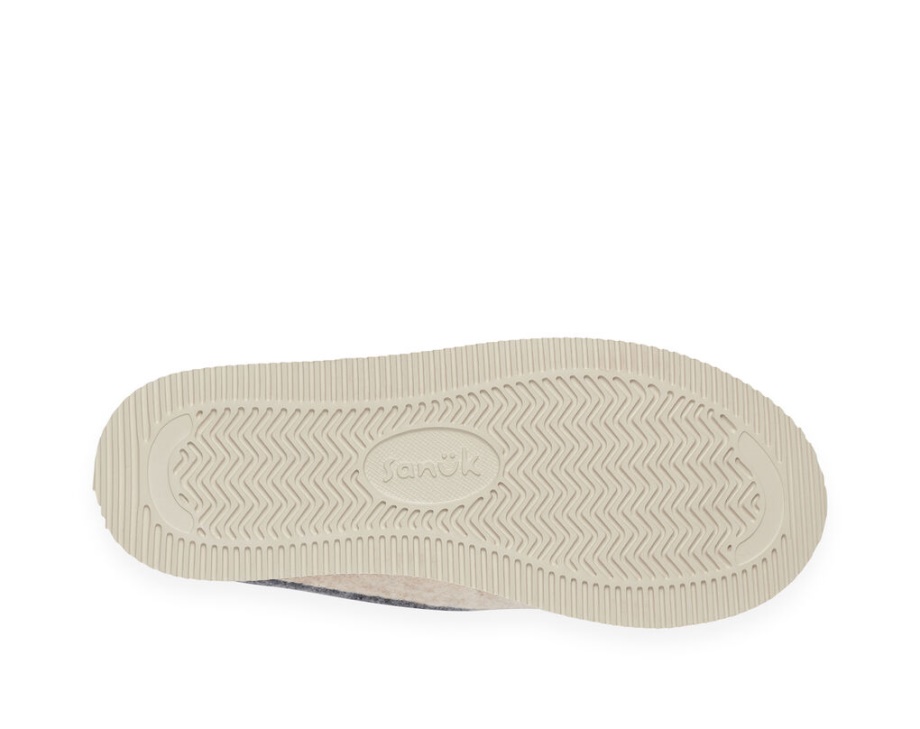 サヌーク コージー バイブ スリッパ Sm ウール オートミール