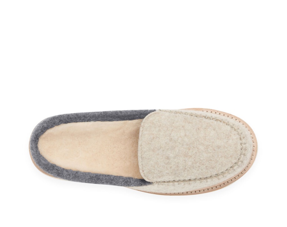 サヌーク コージー バイブ スリッパ Sm ウール オートミール