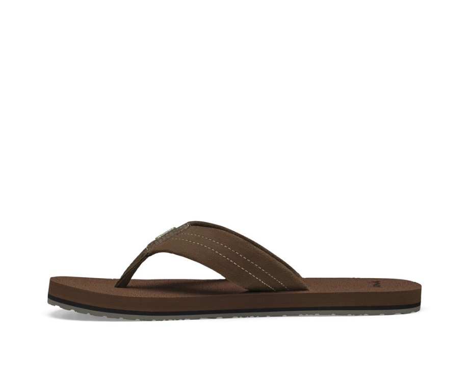 サヌークビールコージースタッカースエードブラウン