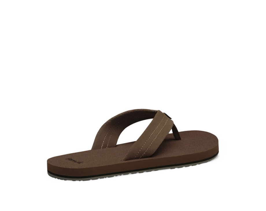 サヌークビールコージースタッカースエードブラウン